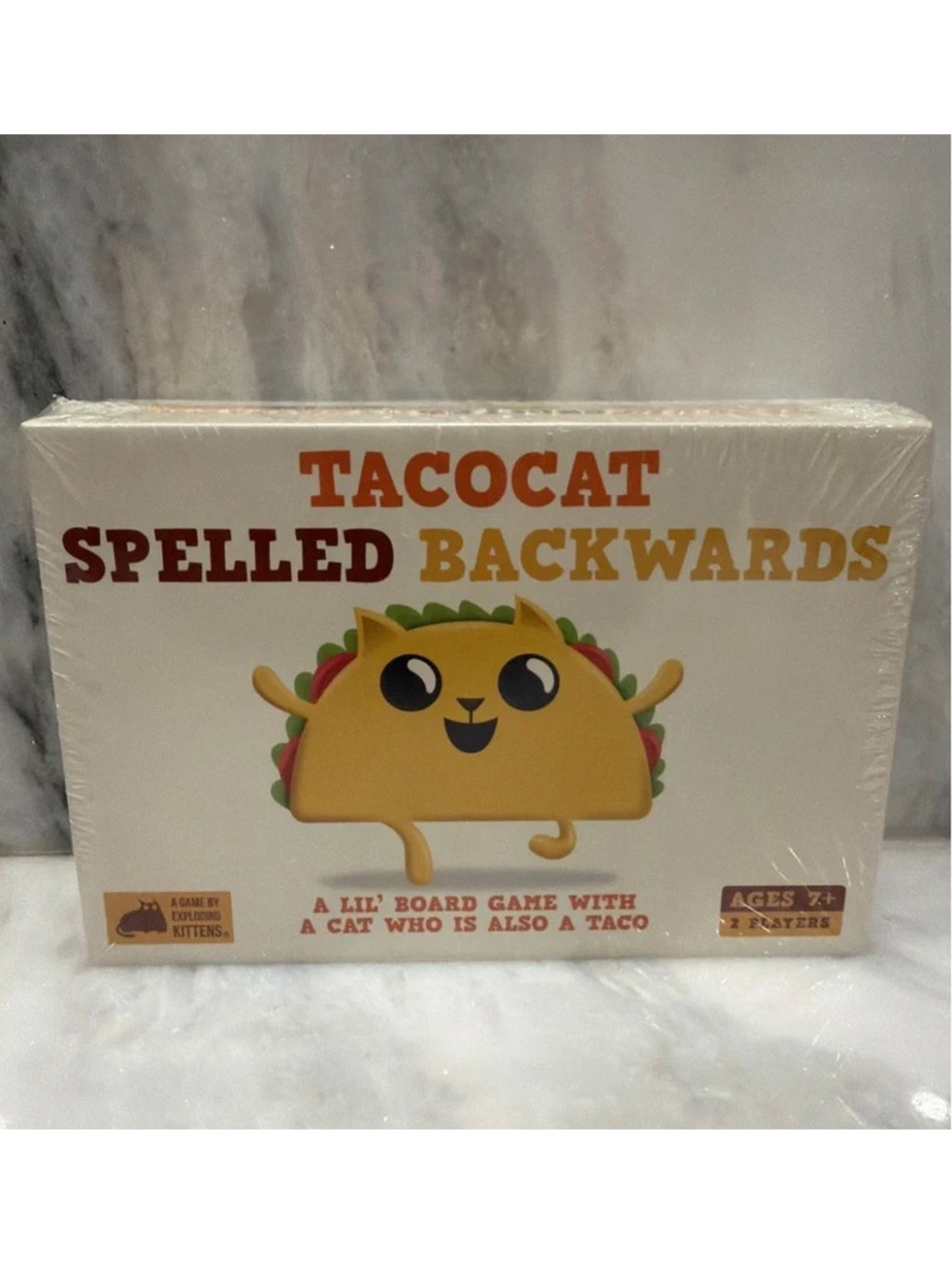 New Tacocat Spelled Backwards A Lil’ Board Game With A Cat Who Is Also A Taco